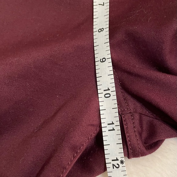 NWOT. Soho New York & Co. Jeans. Size L. High waist pull-on leggings. Burgundy. - Picture 9 of 10